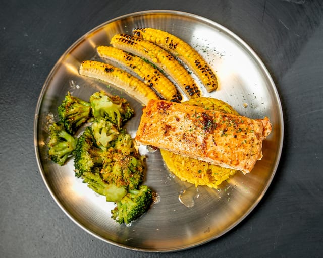 Salmon Dinner.
