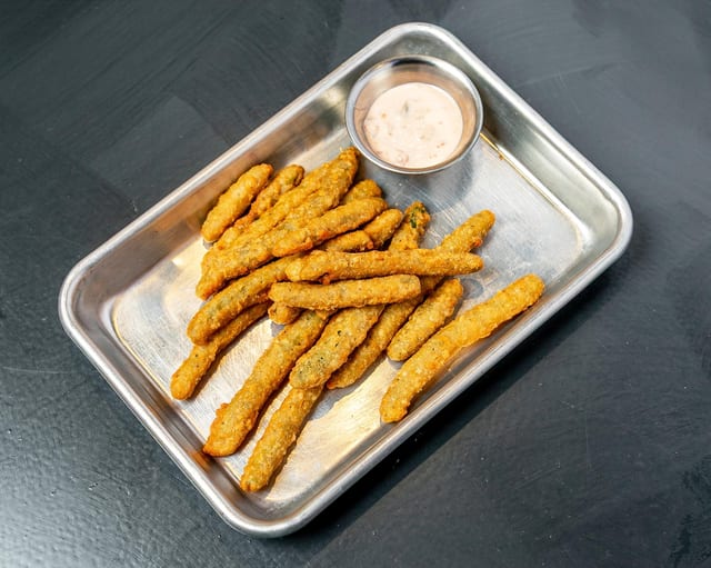 FRIED green beans.